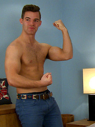 Hairy & Straight Young Man Travis