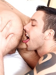 Felix Brazea and Pascal Aubry in Begging For More... Harder!