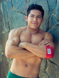 Louis Lee strokes dick