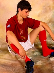 Twink football player