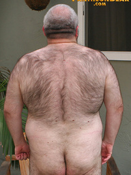 Fat hairy man Lance Wolfe