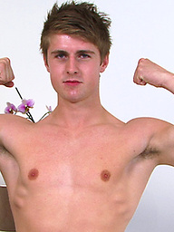 Straight Muscle Pup Dan - Just 18 and Hung Like a Horse!