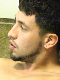 Hot stud Aron masturbates