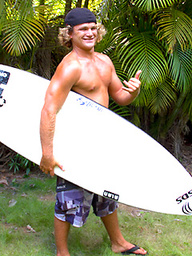 Bo - Straight Surfer Dude Eats His Own Cum!