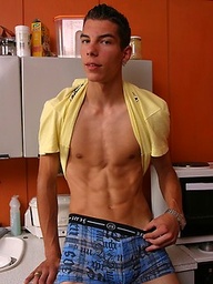 Jock gets naked