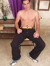 Young sexy twink jerking off dick